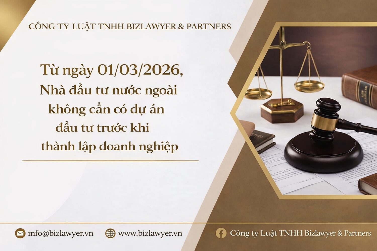Nhà đầu tư không cần có dự án đầu tư trước khi thành lập doanh nghiệp